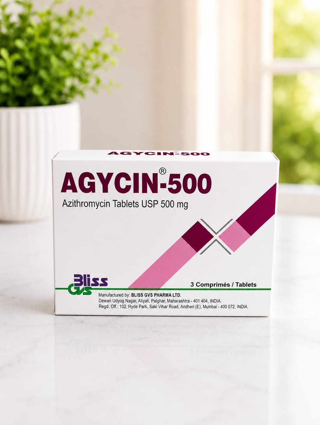 AGYCIN-500 TABS 500MG 3S